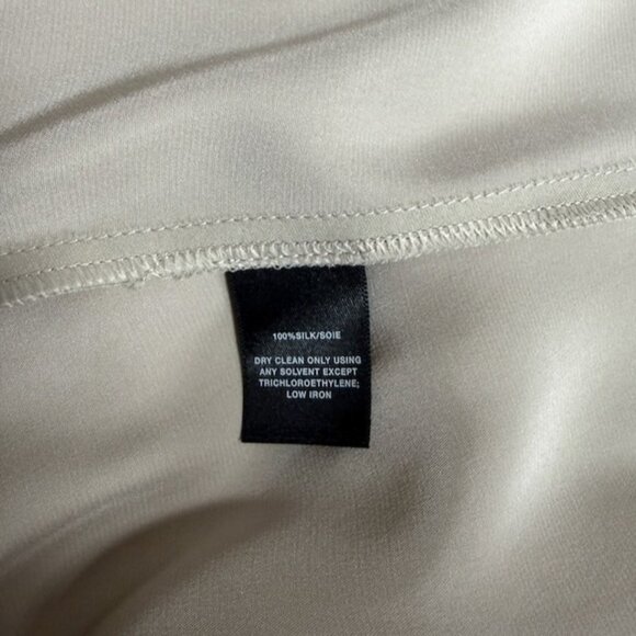 Lafayette 148 New York Womens Luxor Silk Long Sleeve Top Size 24W Quiet Luxury - Picture 9 of 12